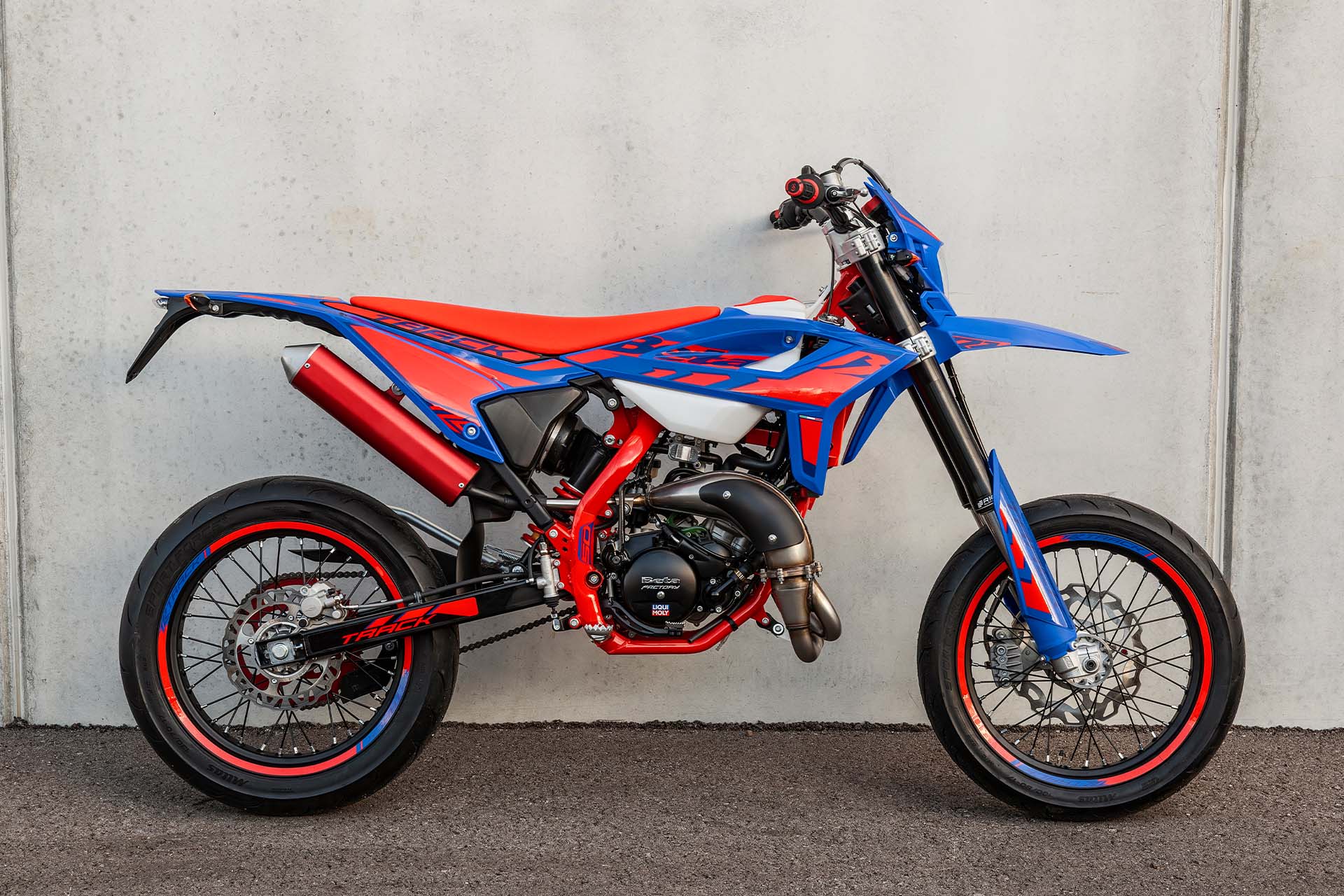 BETA RR Motard 2 T 50 TRACK blue seite